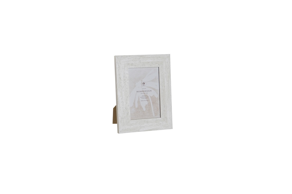 MARCO FOTO 10X15 PS CRISTAL 16X2X21CM BLANCO ROTO